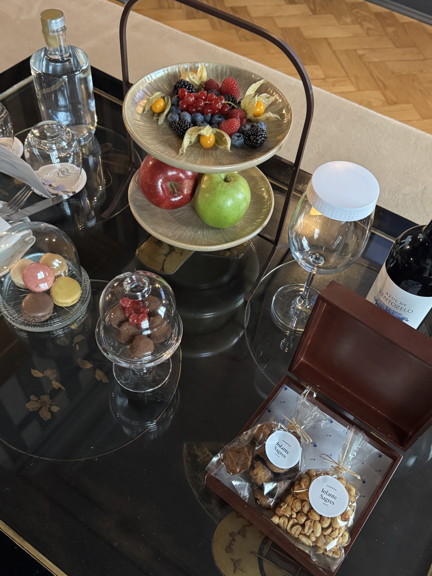 Hospes Hotel Welcome Food and Drink in Porto Portugal