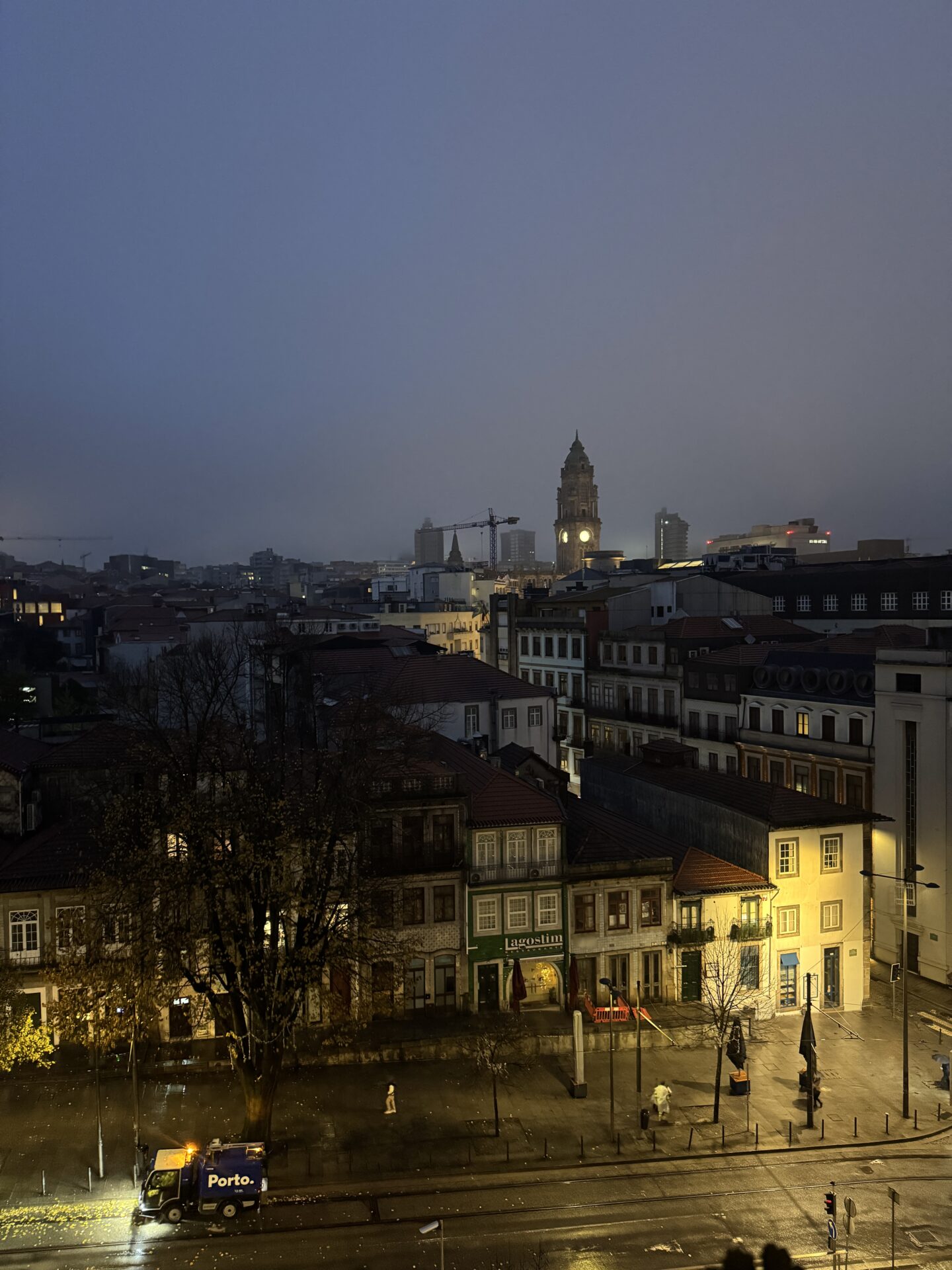 Porto View from Hotel Window